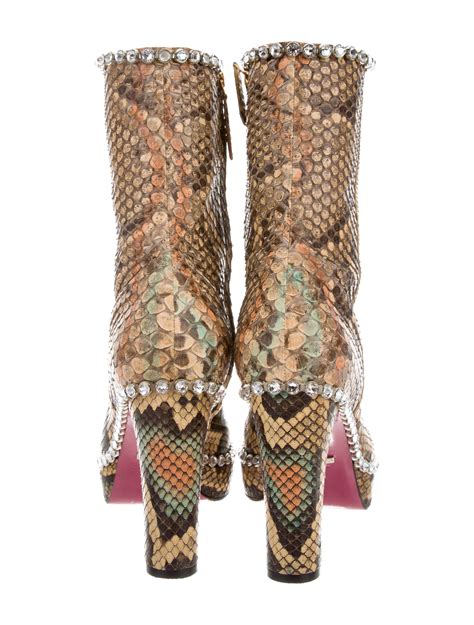 gucci shoes with the snakes|gucci snakeskin boots.